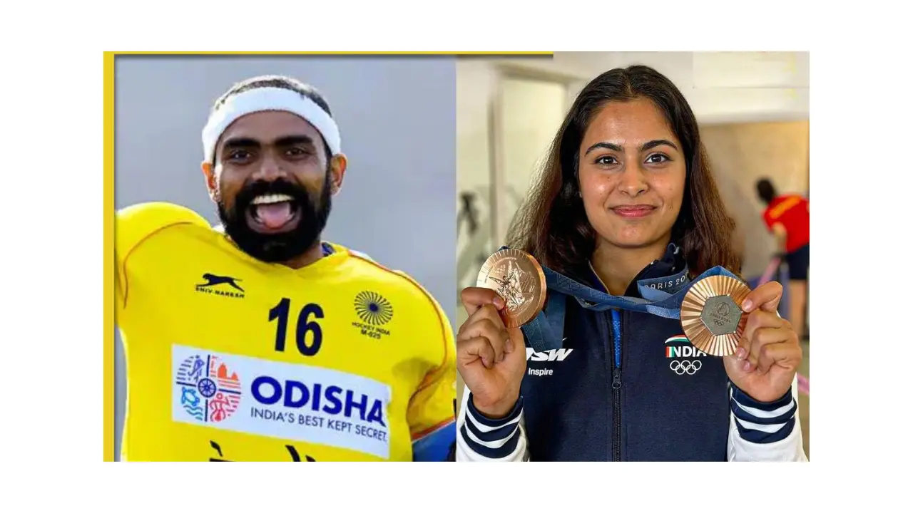 Olympic Flag Bearers Manu Bhakar and PR Sreejesh Lead India