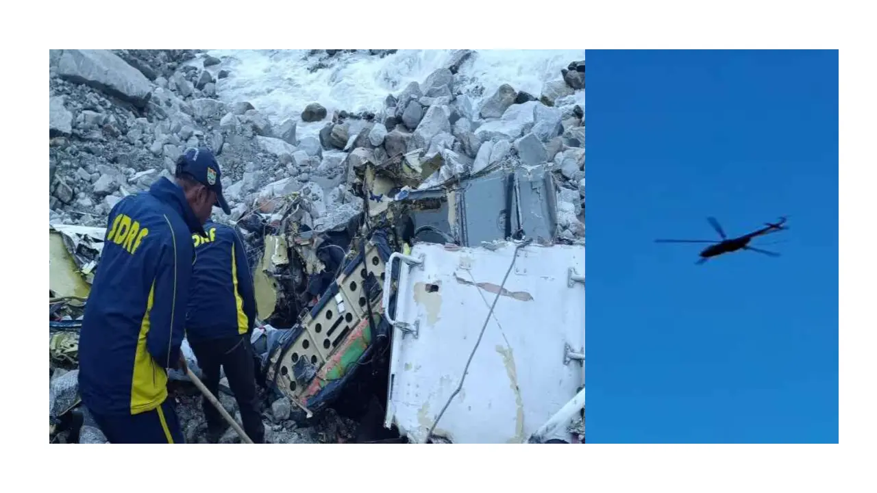 Kedarnath Private Helicopter Falls Amid Rescue Attempt