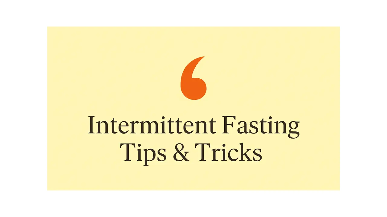 Fasting Tips