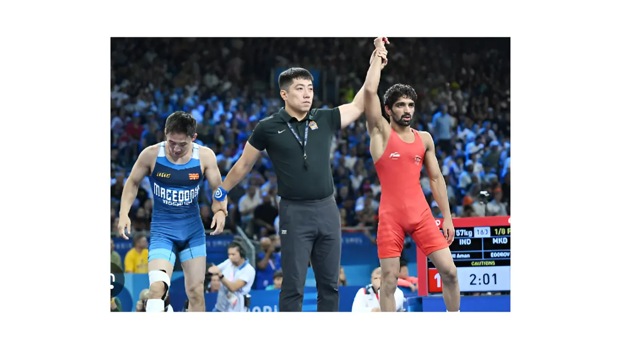 Aman Sehrawat Wins Bronze in Men’s 57kg Wrestling at Paris Olympic 2024