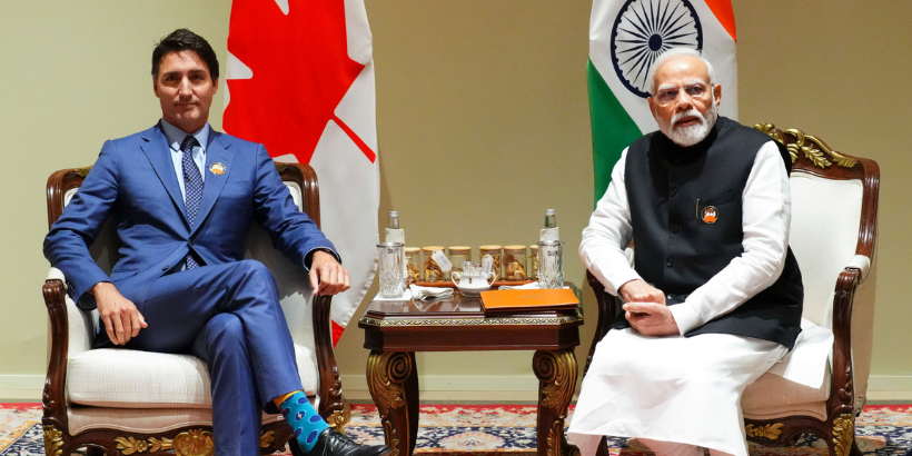 Justin Trudeau and PM Modi