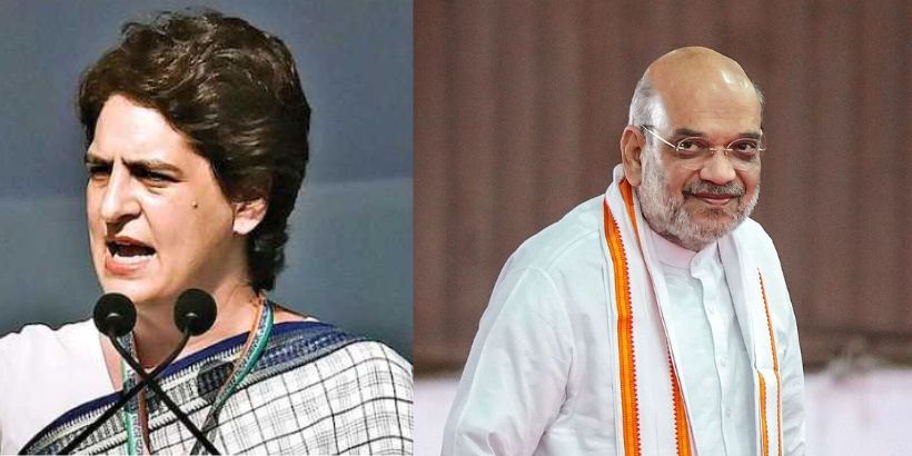 Priyanka Gandhi made a serious allegation, a conspiracy was hatched to save Amit Shah?