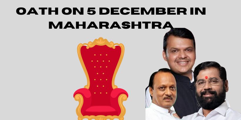 Only CM and two deputy CMs will take oath on 5 December in Maharashtra