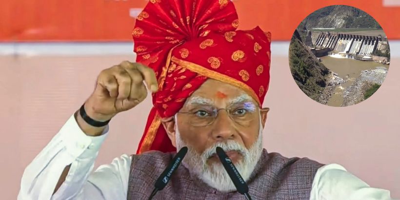 Not a single drop water statement MODI