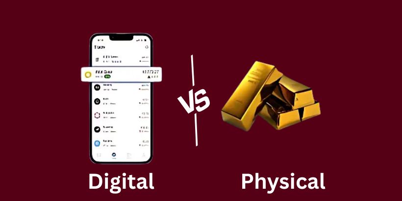 key differences between digital and physical gold