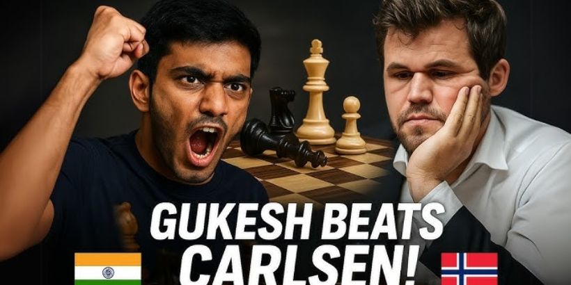 Gukesh beats Carlsen