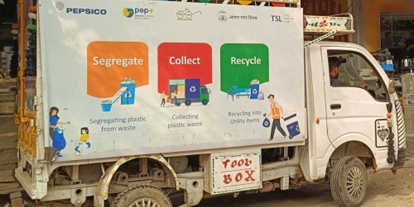 PepsiCo India's Special Mobile Van to collect post-consumer plastic waste from local establishments