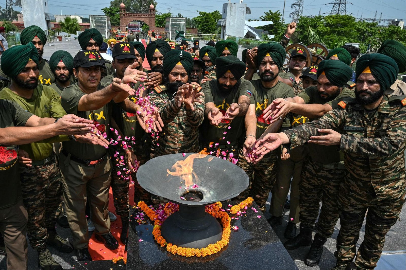 Memorial tribute to India's Param Vir Chakra award recipients and military heroes